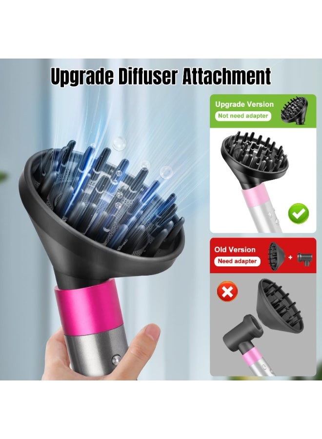 KISSUN Diffuser Attachment for Dyson Airwrap Styler HS01 HS05, Converting Your Air Wrap Styler to A Hair Dryer - Image 2